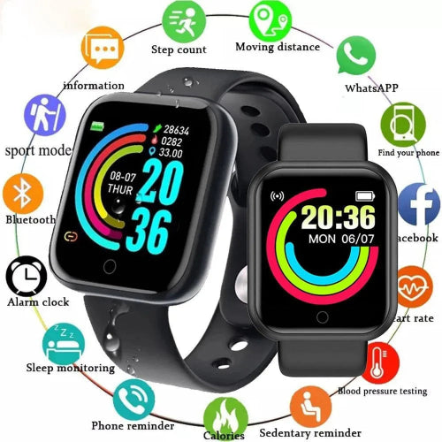 Smartwatch D20 – Relógio Inteligente Bluetooth