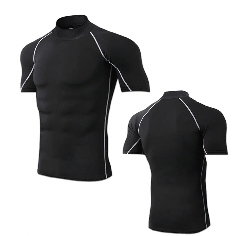 Camiseta de Compressão Masculina para Treino