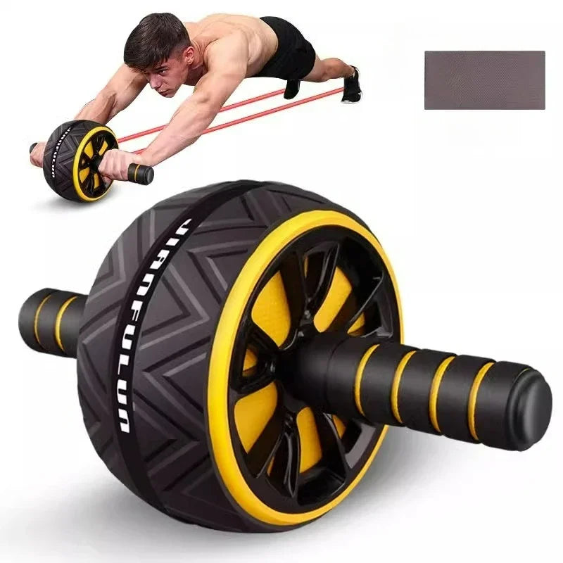 2026 New Fashion Non Slip Ab Roller Wheel For Strength Training Abs Core Workout Home Gym Fitness Equipment For Men Women