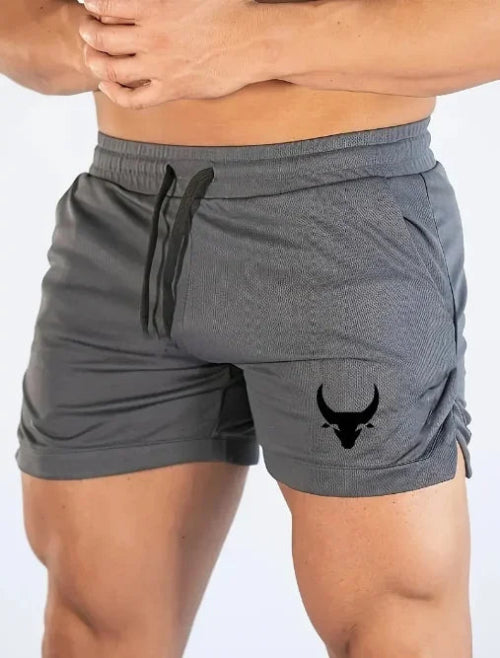 Shorts Fitness Masculino — Estampa Geométrica