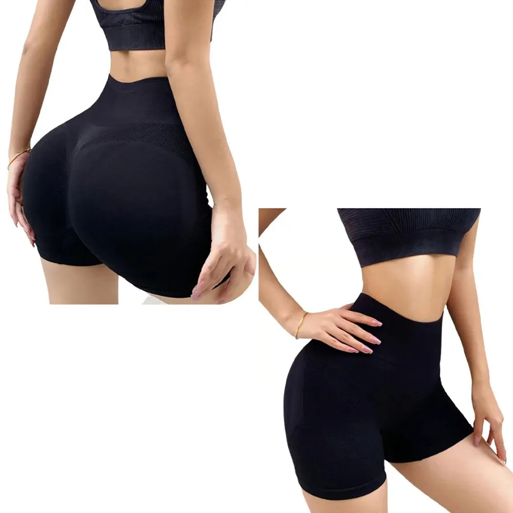 Short Yoga Feminino Cintura Alta Modelador