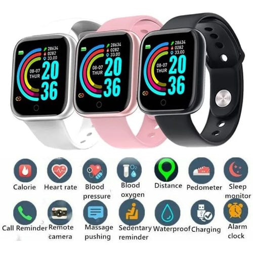 Smartwatch D20 – Relógio Inteligente Bluetooth