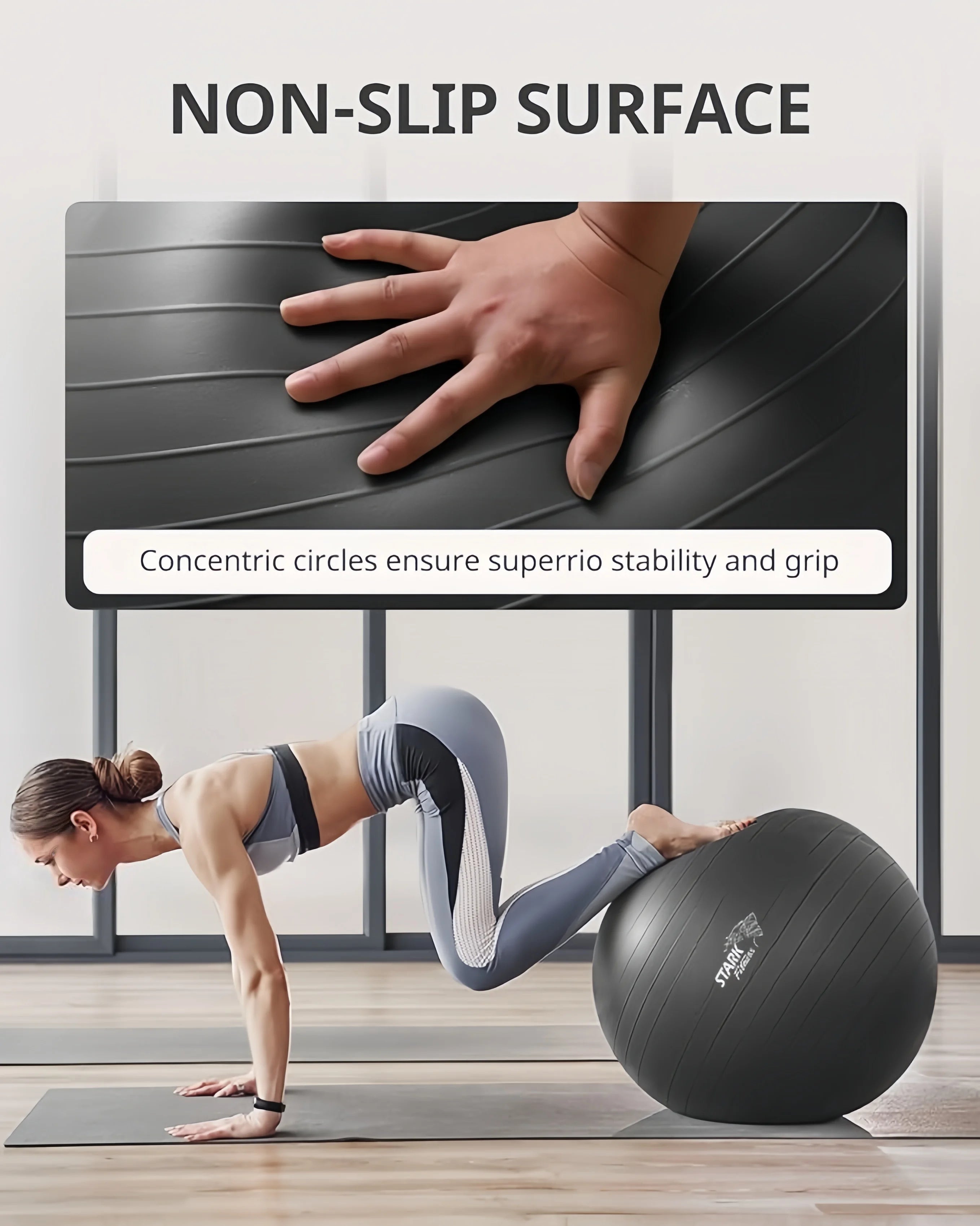 Bola de Pilates e Yoga | 55, 65 e 75 cm