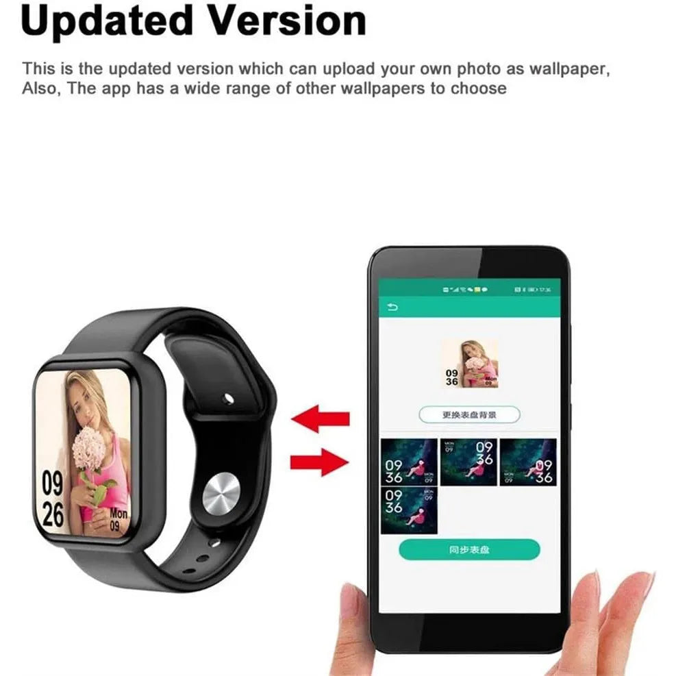 Smartwatch D20 – Relógio Inteligente Bluetooth