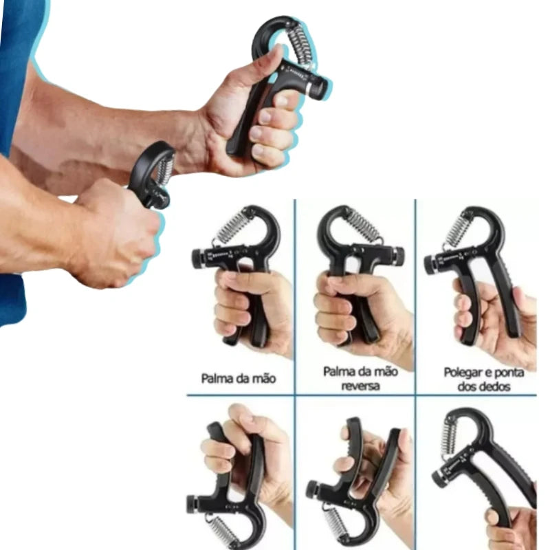 Handgrip com Mola Ajustável | Punho e Antebraço