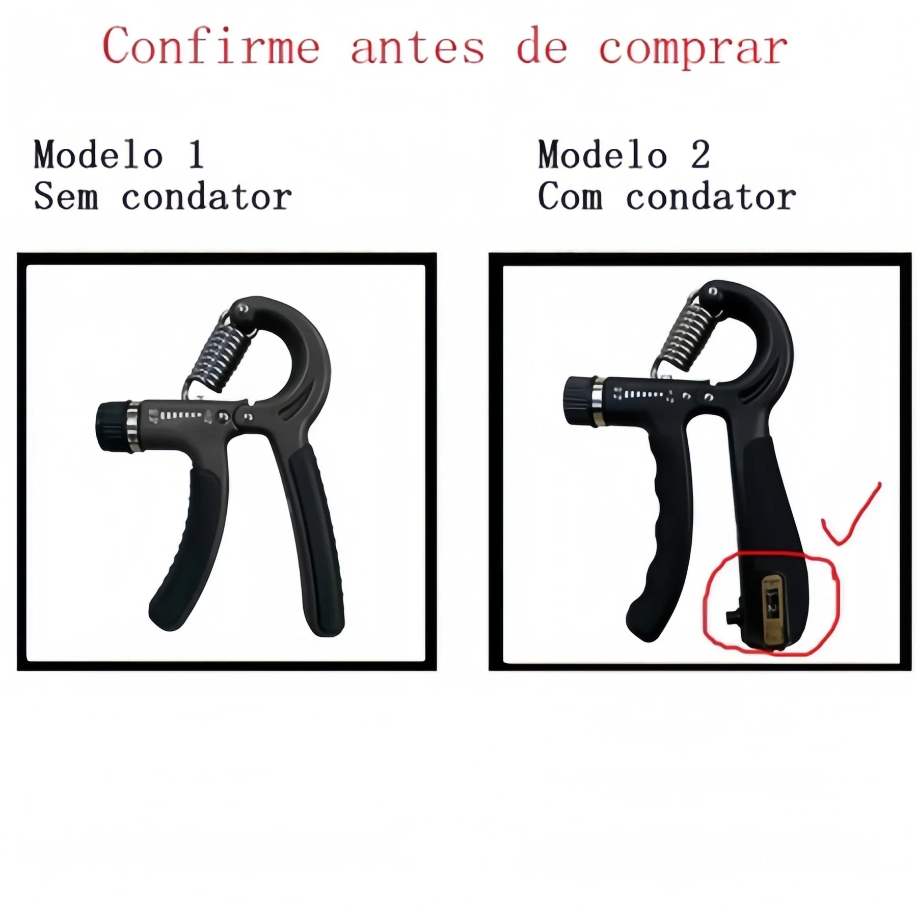 Handgrip 5 a 60kg | Com ou Sem Contador