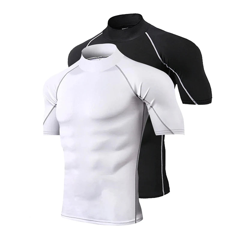 Camiseta de Compressão Masculina para Treino