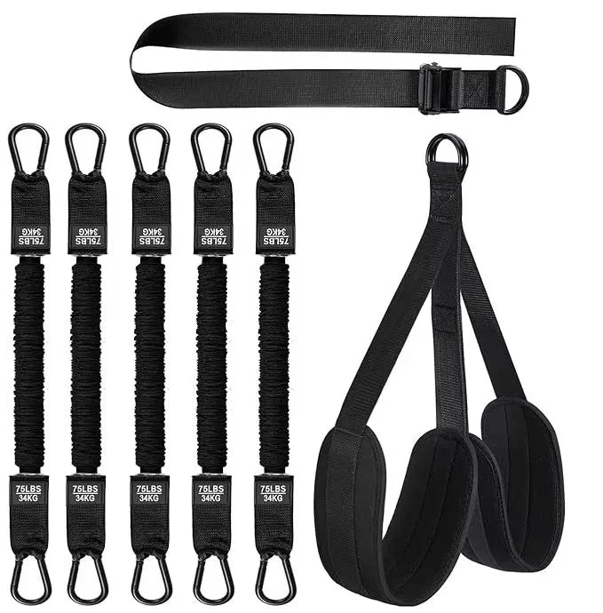 Kit Elástico de Resistência | Treino, Pull-up e Alongamento