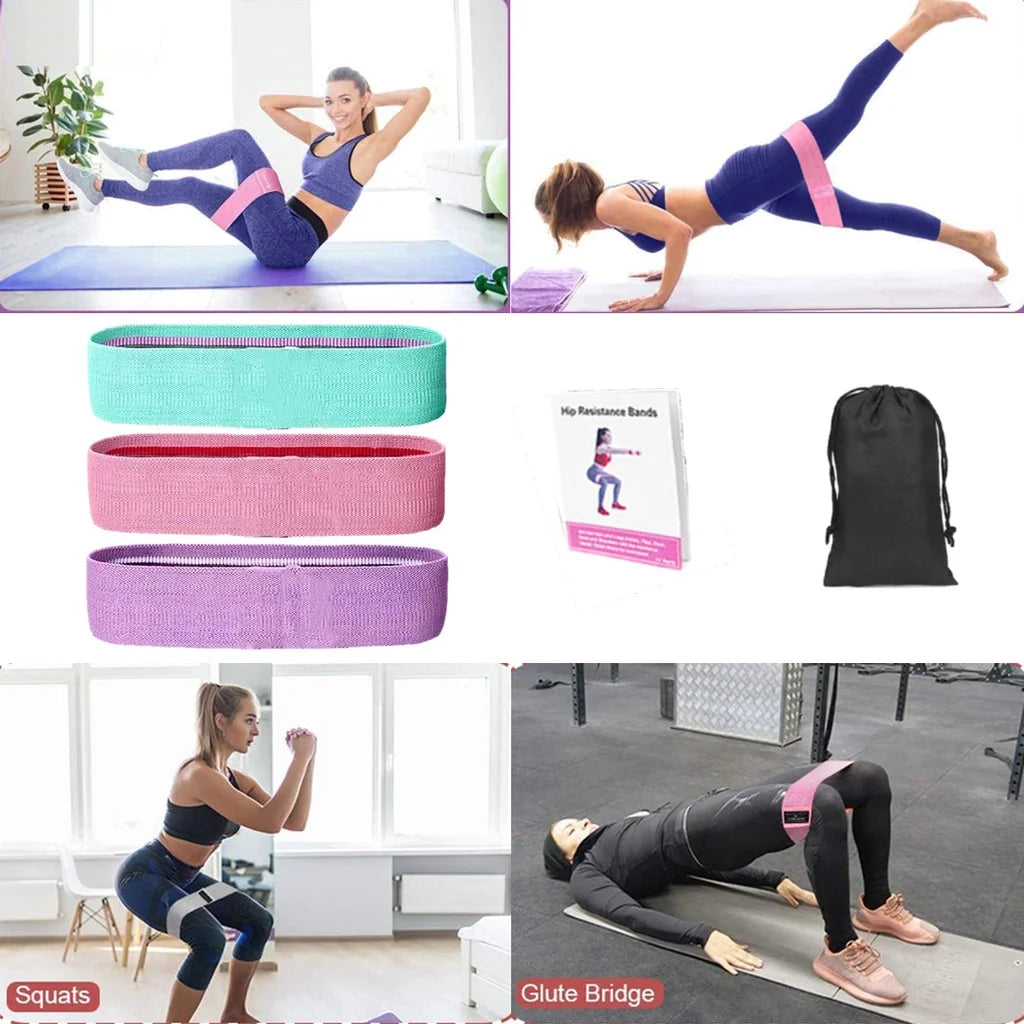 Faixas Elásticas de Resistência | Kit 3 Níveis