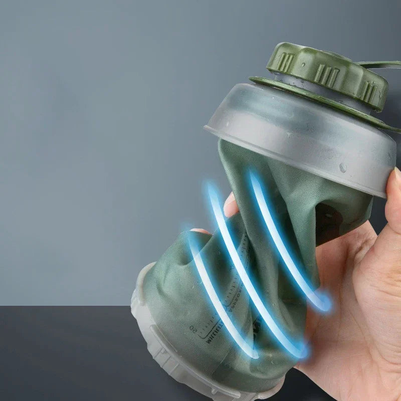 Garrafa de Água 750ml Dobrável BPA Free — Esportes e Aventura