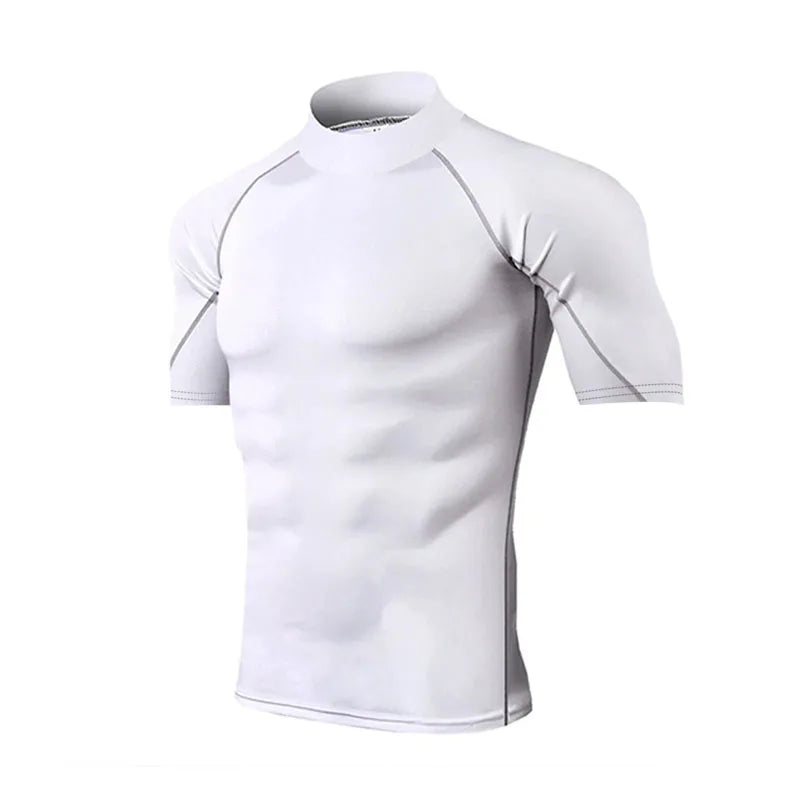 Camiseta de Compressão Masculina para Treino
