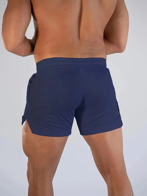 Shorts Fitness Masculino — Estampa Geométrica