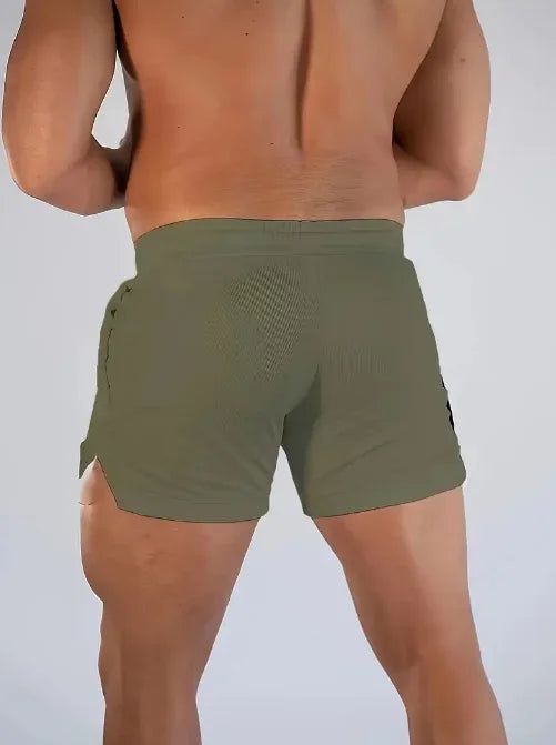 Shorts Fitness Masculino — Estampa Geométrica