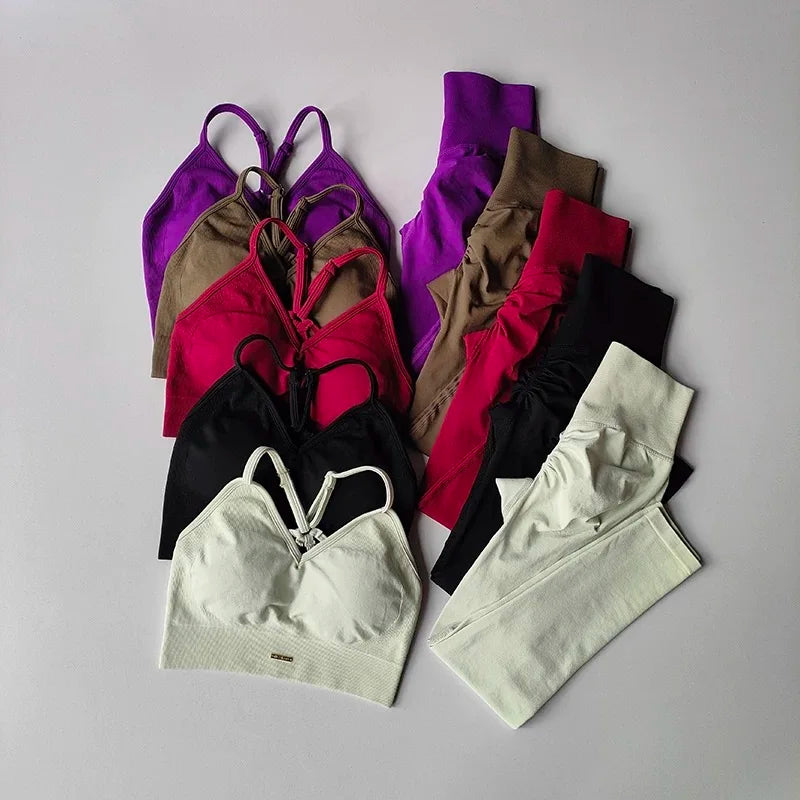 Conjunto Fitness Feminino Cintura Alta — Yoga e Corrida