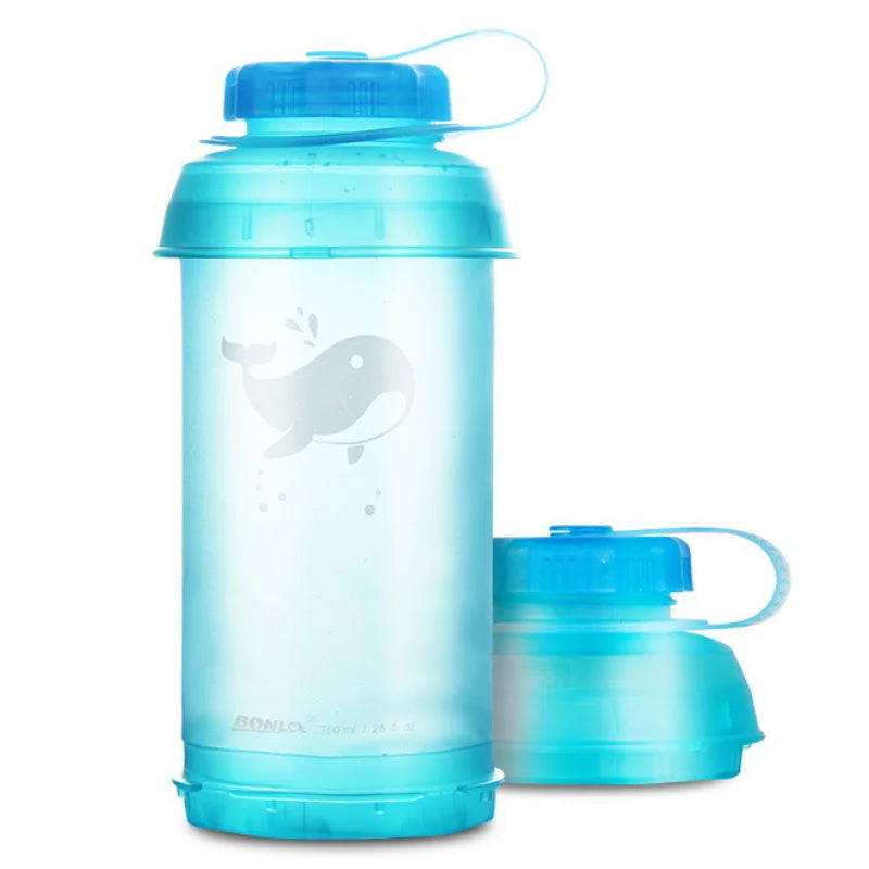Garrafa de Água 750ml Dobrável BPA Free — Esportes e Aventura