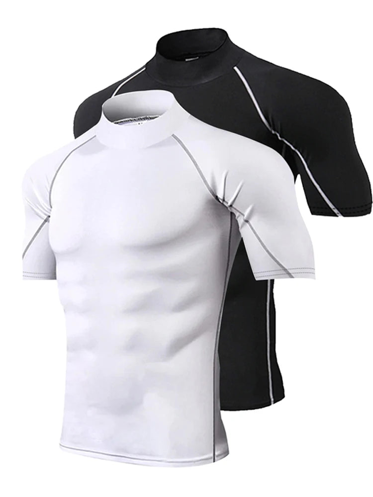 Camiseta de Compressão Masculina para Treino