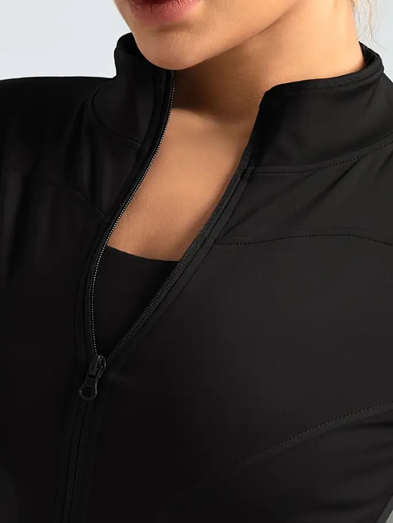 Jaqueta Fitness Feminina Slim Fit