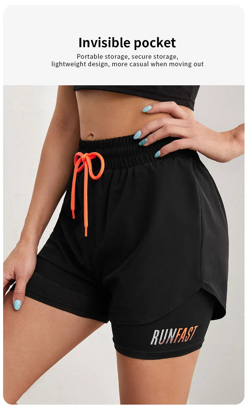 Short Fitness Feminino - Cintura Alta e Design Duplo