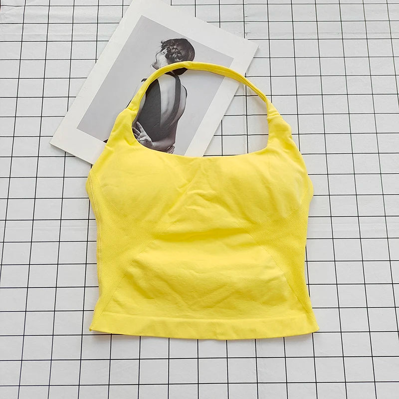 Conjunto Esportivo Feminino Cropped Halter