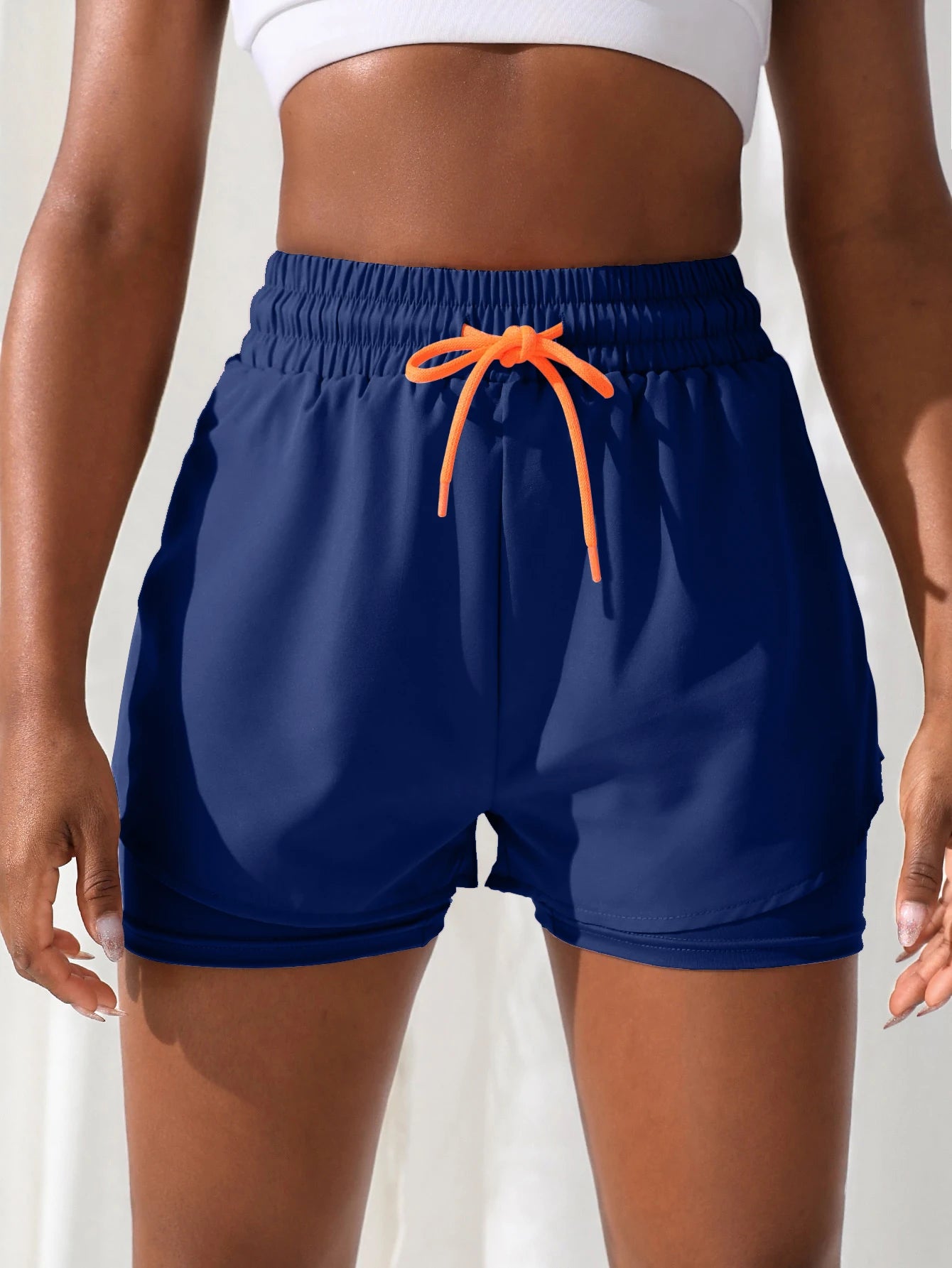 Shorts Feminino Cintura Alta | Yoga e Corrida