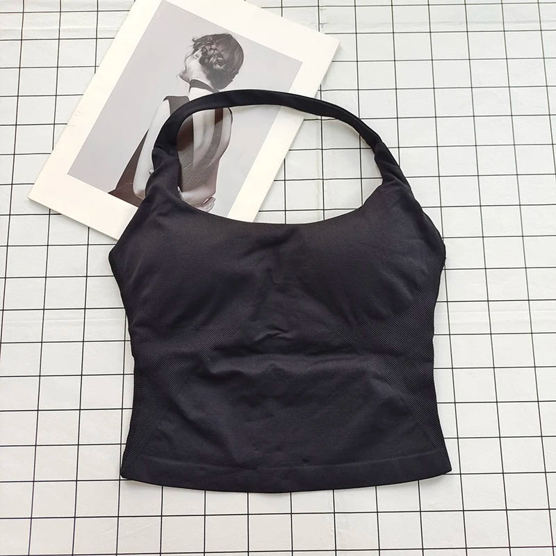 Conjunto Esportivo Feminino Cropped Halter