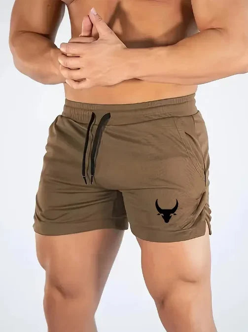 Shorts Fitness Masculino — Estampa Geométrica