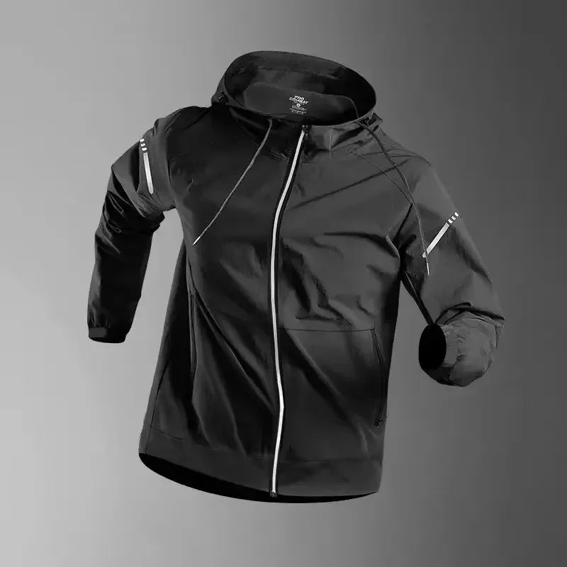 Jaqueta Esportiva Masculina – Capuz, Zíper e Dry-Fit | Impacto Fit