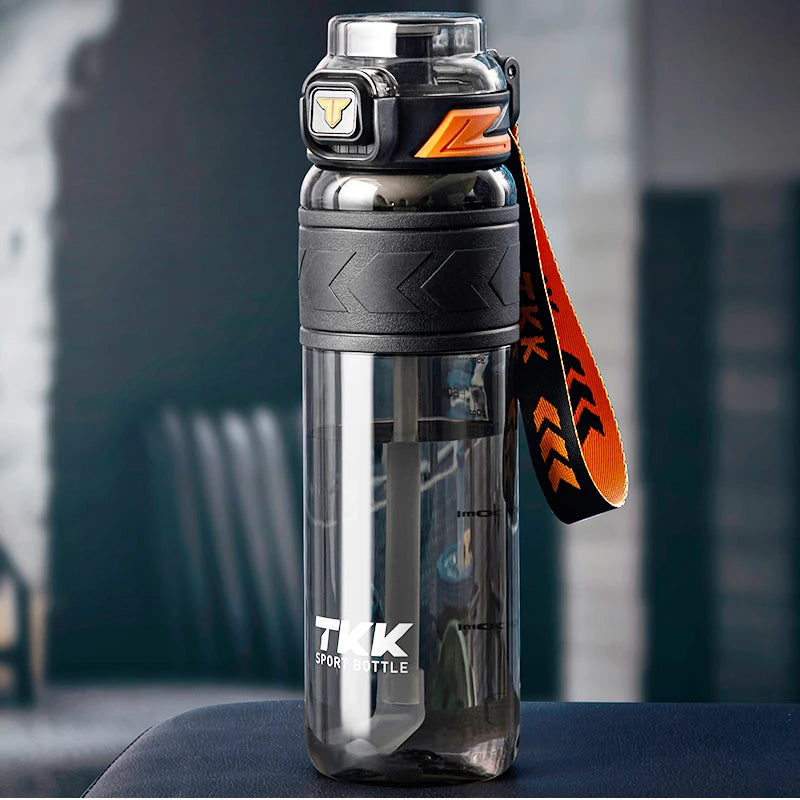 Garrafa Esportiva Tritan BPA Free | 600ml, 850ml e 1L com Canudo