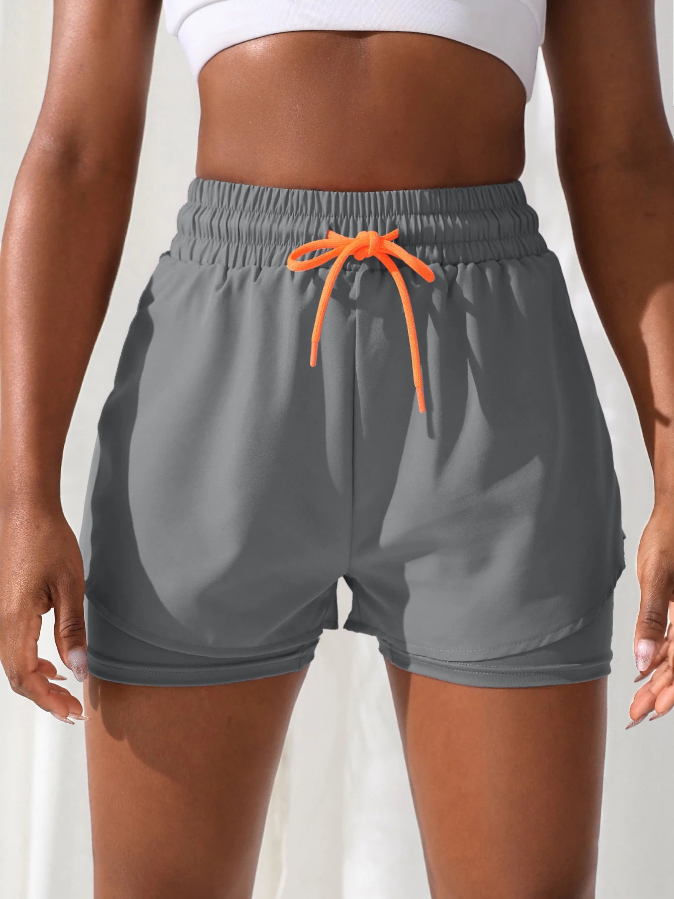 Short Fitness Feminino - Cintura Alta e Design Duplo