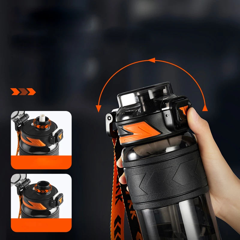 Garrafa Esportiva Tritan BPA Free | 600ml, 850ml e 1L com Canudo