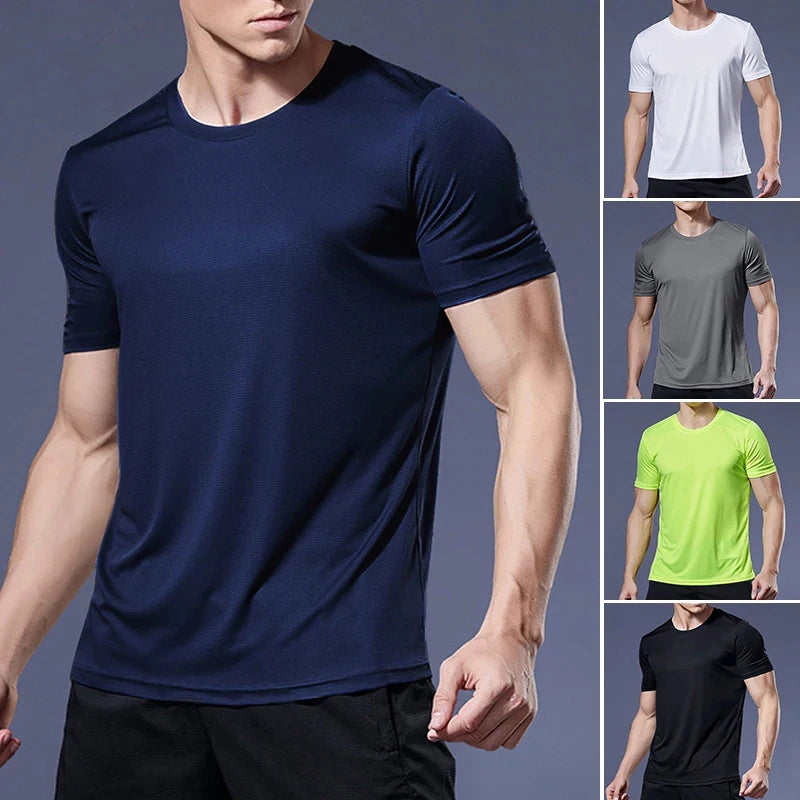 Camiseta Esportiva Masculina – Dry-Fit Respirável | Impacto Fit