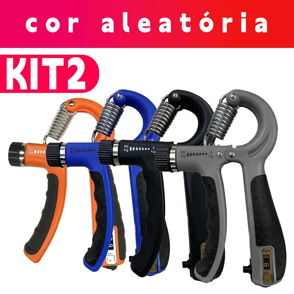 Handgrip Ajustável com Contador Digital | 5 a 60kg