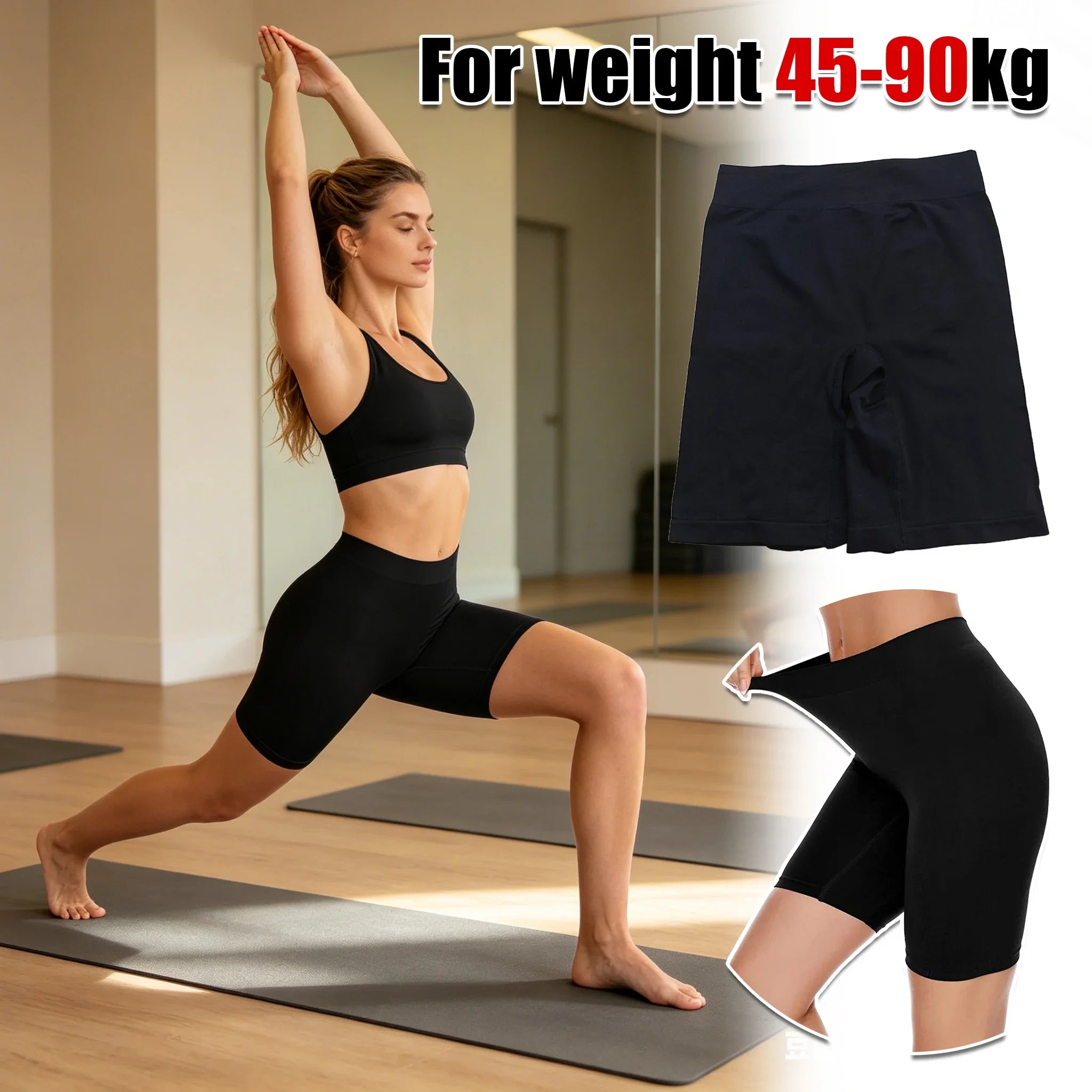 Short de Yoga Feminino Modelador