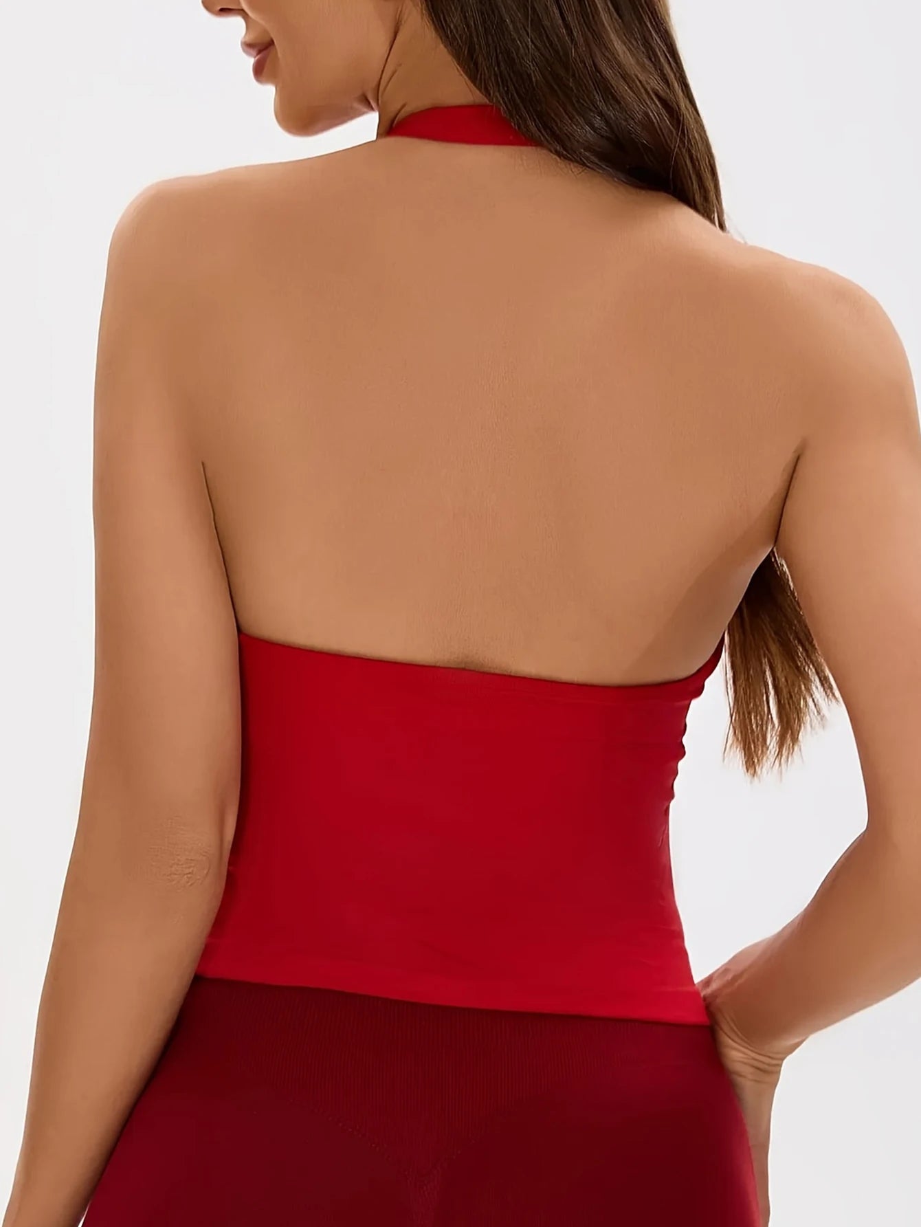 Conjunto Esportivo Feminino Cropped Halter