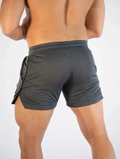 Shorts Fitness Masculino — Estampa Geométrica