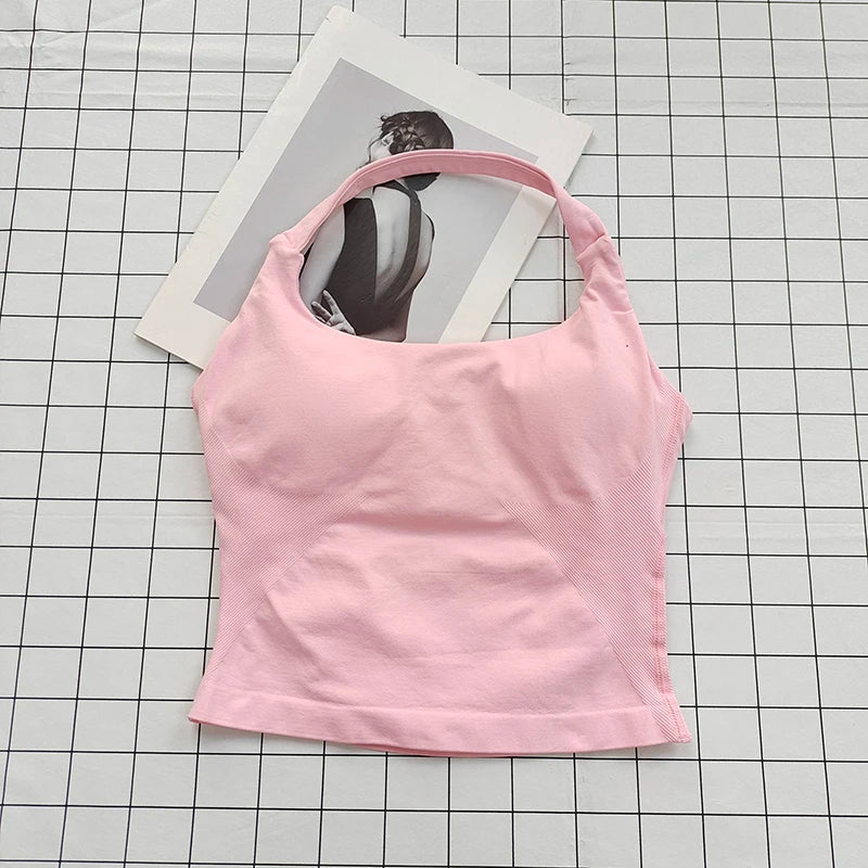 Conjunto Esportivo Feminino Cropped Halter