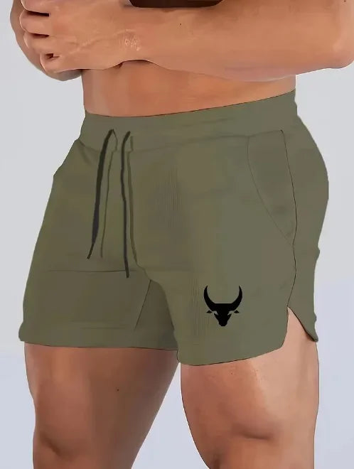 Shorts Fitness Masculino — Estampa Geométrica