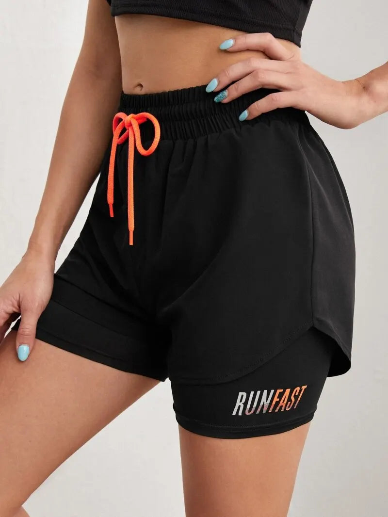 Short Fitness Feminino - Cintura Alta e Design Duplo