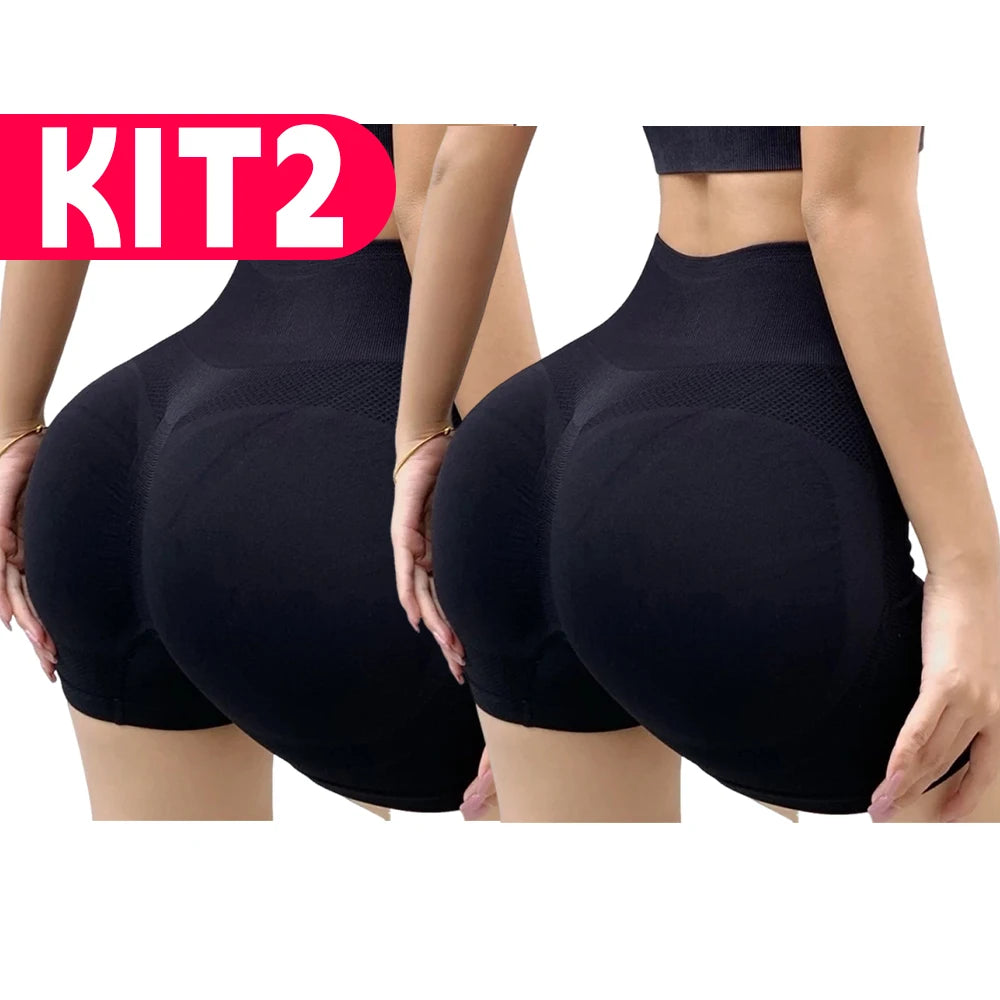 Shorts Yoga Feminino Cintura Alta