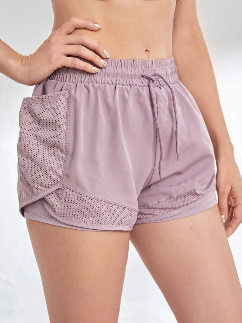 Short Feminino com Bolsos – Yoga e Corrida