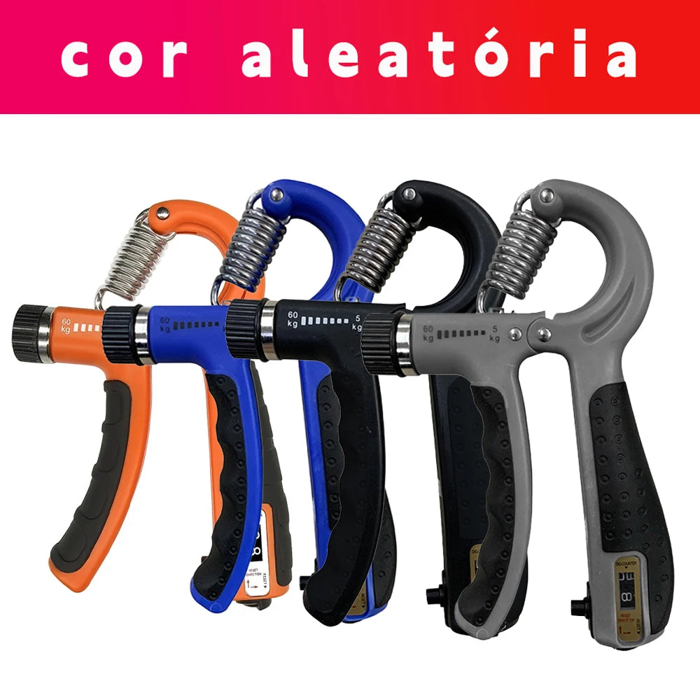 Handgrip Ajustável com Contador Digital | 5 a 60kg