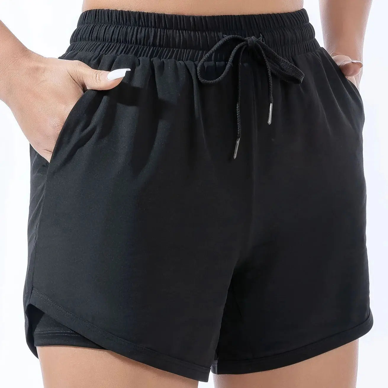 Short Feminino Esportivo – Secagem Rápida e Anti-Transparência