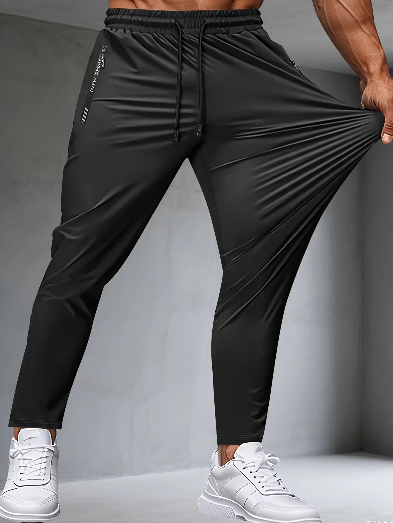 Jogger Masculino Sport – Stretch com Zíper