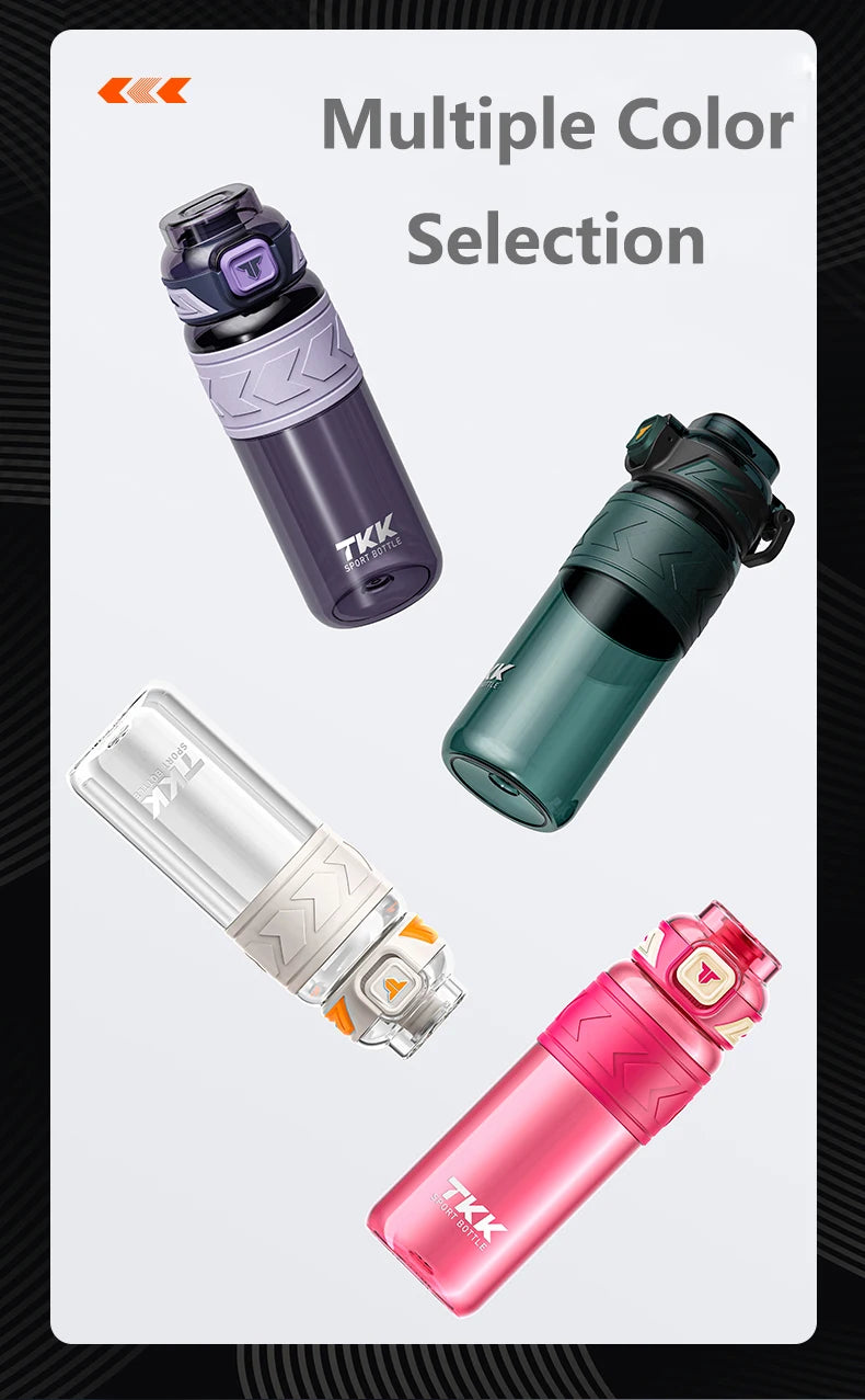Garrafa Esportiva Tritan BPA Free | 600ml, 850ml e 1L com Canudo