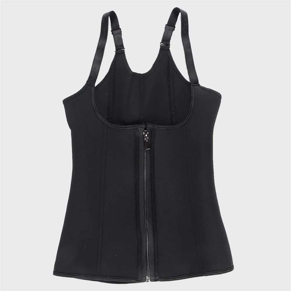 Cinta Modeladora com Zíper | Body Shaper Feminino Tummy Control