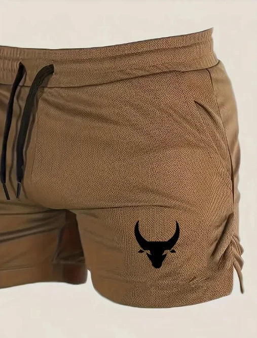 Shorts Fitness Masculino — Estampa Geométrica