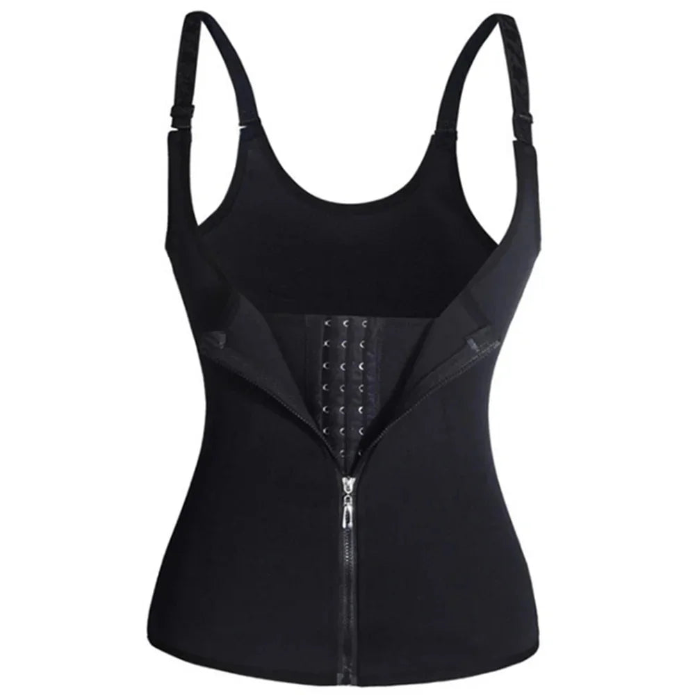 Cinta Modeladora com Zíper | Body Shaper Feminino Tummy Control